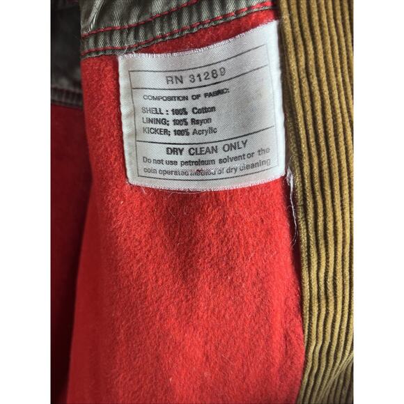Vtg 60s 70s Atkinson Corduroy Coat Jacket 44 Tan Brown Made In Italy Vintage - Picture 10 of 13
